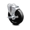Service Caster 5 Inch Soft Rubber Wheel Swivel Bolt Hole Caster with Brake SCC-BH20S514-SRS-TLB - alternate 1